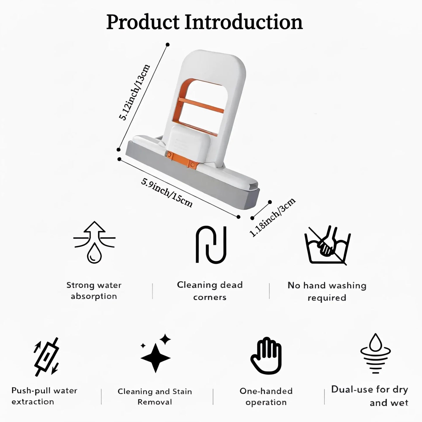 Sink drain cleaner for kitchen sink and drain cleaning by VelmoraMart, designed for convenient everyday drain care and maintenance