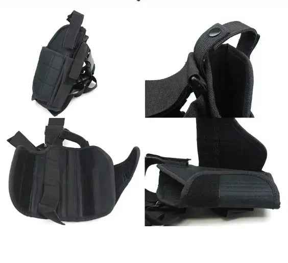 Leather Gun Belt Holster for Shooting Practice