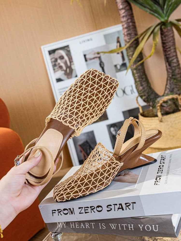 Exquisite Mesh Heels – Chic & Breathable Women’s Designer Footwear