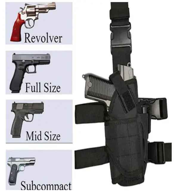 Leather Gun Belt Holster for Shooting Practice