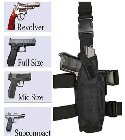 Leather Gun Belt Holster for Shooting Practice