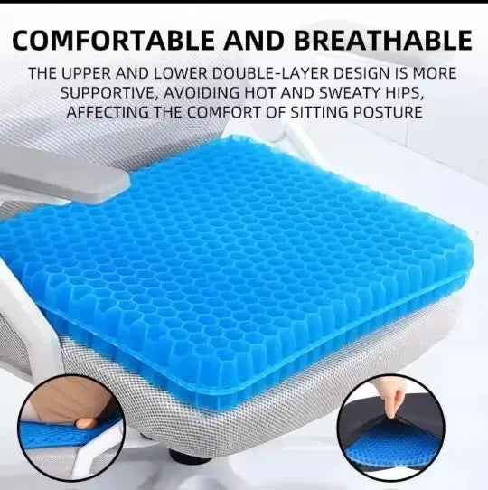 Gel Seat Cushions for Back Pressure Relief