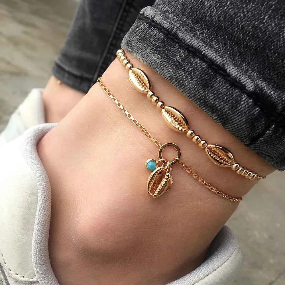 Gold Ankle Bracelet for Women - Stylish & Elegent