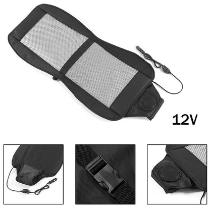 VelmoraMart Car Seat Cooling Pad installed on a driver's seat