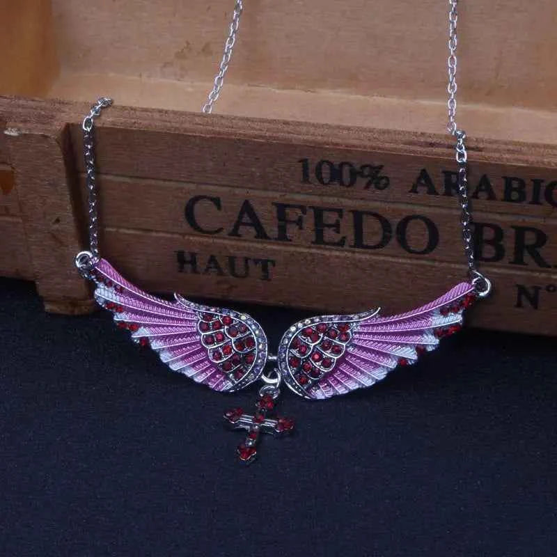 Angel Wings Necklace - Sterling Silver Angel Wings Necklace