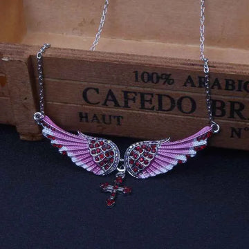 Angel Wings Necklace - Sterling Silver Angel Wings Necklace