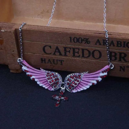 Angel Wings Necklace - Sterling Silver Angel Wings Necklace