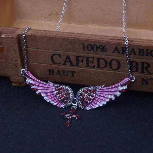 Angel Wings Necklace - Sterling Silver Angel Wings Necklace