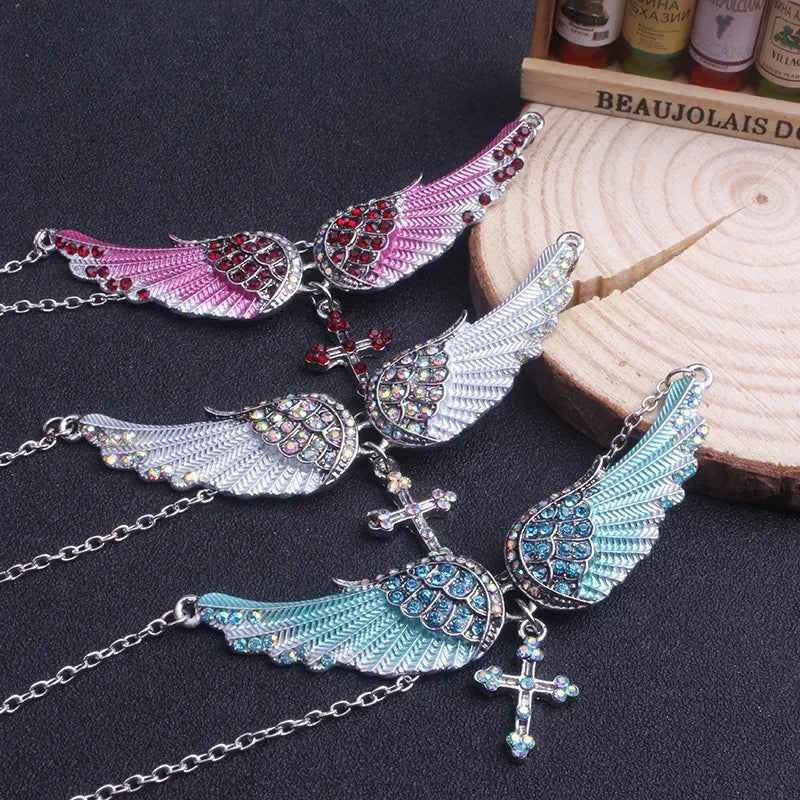 Angel Wings Necklace - Sterling Silver Angel Wings Necklace