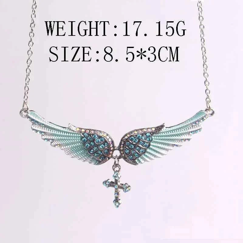 Angel Wings Necklace - Sterling Silver Angel Wings Necklace