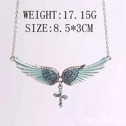 Angel Wings Necklace - Sterling Silver Angel Wings Necklace