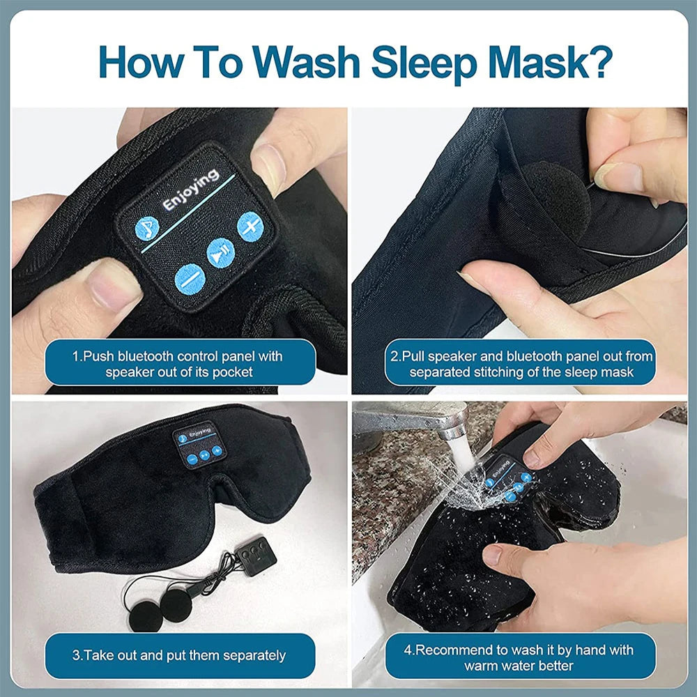 Best sleep mask with 3D contoured design, adjustable strap, soft cotton fabric, and complete light blocking for comfortable deep sleep by VelmoraMart.