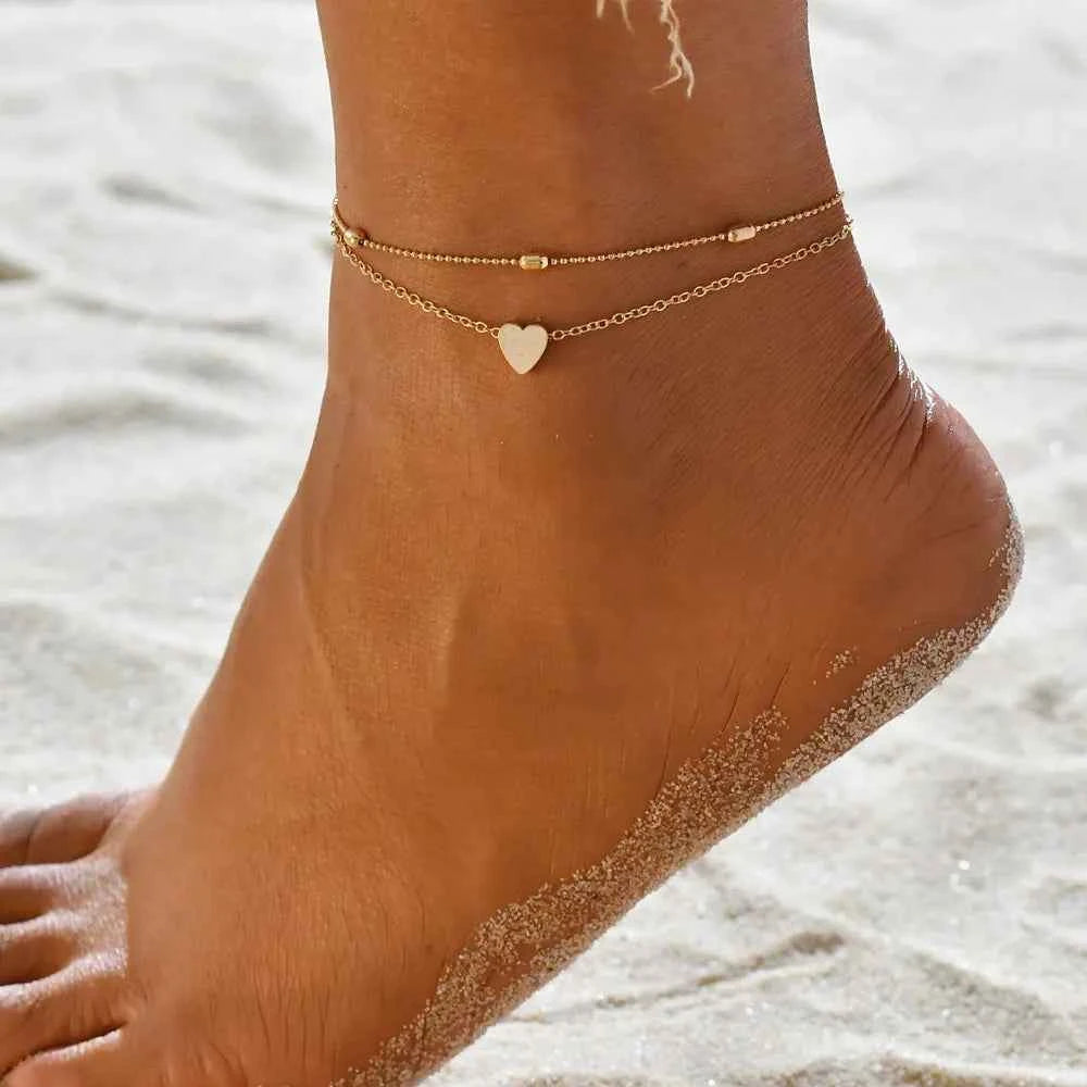 Gold Ankle Bracelet for Women - Stylish & Elegent