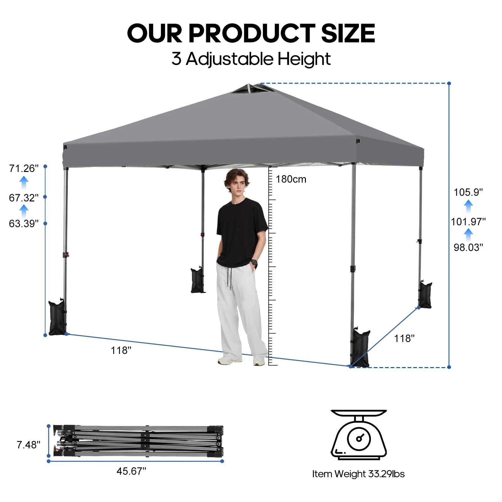 Canopy Tent 10x10 heavy-duty pop up outdoor shelter with sidewalls for events, camping, markets, and backyard gatherings by VelmoraMart