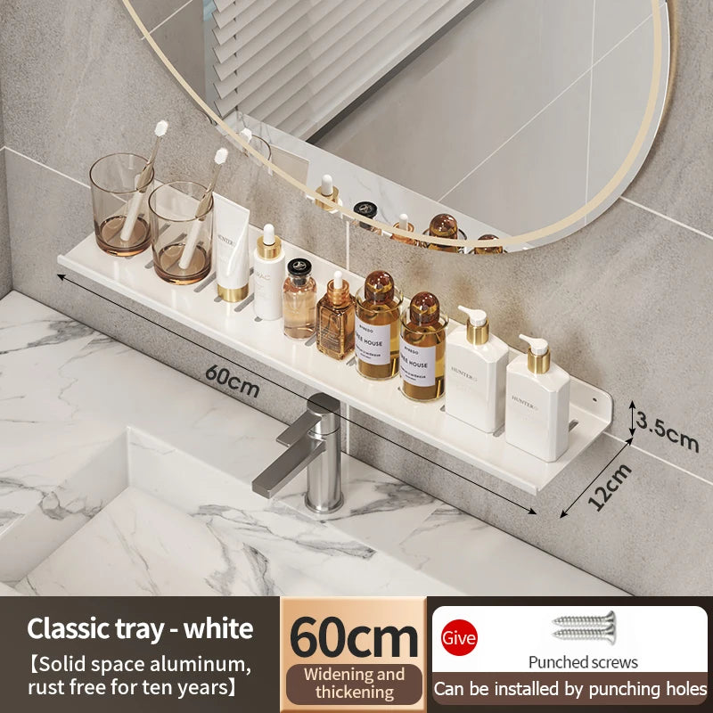 No Drill Shelf, No Drill Wall Shelf, No Drill Bathroom Shelf, No Drill Shower Shelf, No Drill Shelf Brackets, Over Sink Shelf, Over Sink Storage, Bathroom Organizer, Kitchen Organizer, Space Saving Shelf, Sink Organizer, Wall Storage, Rental Friendly Storage, Bathroom Storage, Kitchen Storage,