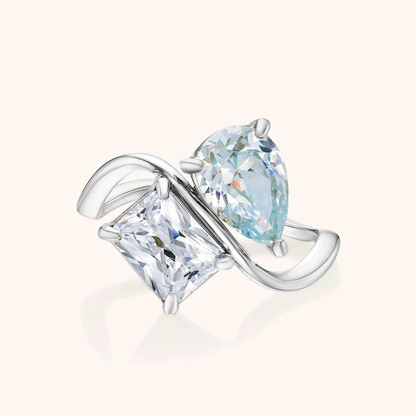 Elegant birthstone ring by VelmoraMart featuring sparkling personalized birthstones in a timeless stackable design. Perfect family birthstone ring, custom birthstone ring, and meaningful jewelry gift for women and moms.