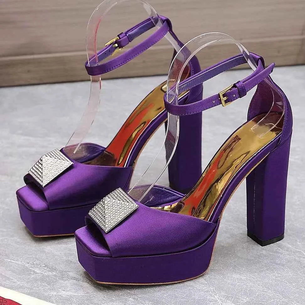 Rhinestone Sandals - Sparkling Flat & Heel Styles
