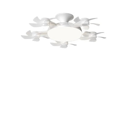 Modern outdoor ceiling fan with light and remote control installed in a stylish patio, energy-efficient LED ceiling fan for home décor by VelmoraMart.