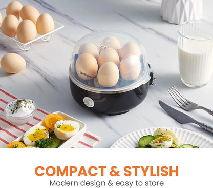 Microwave egg cooker for making hard-boiled, soft-boiled, and poached eggs quickly with a microwave-safe BPA-free egg cooker from VelmoraMart.