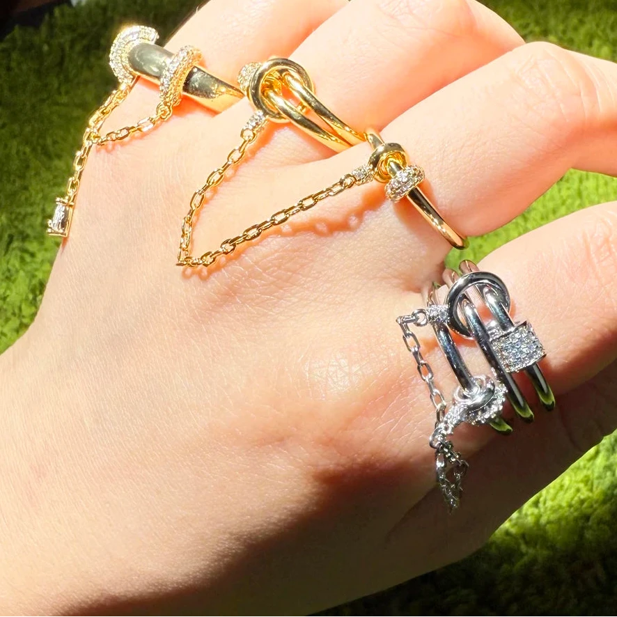 Chain Ring - Ring on a Chain Necklace