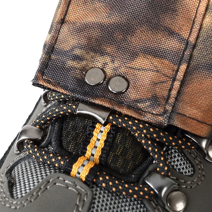 Close up of waterproof snake resistant gaiters material
