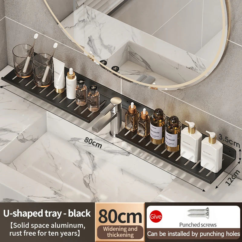No Drill Shelf, No Drill Wall Shelf, No Drill Bathroom Shelf, No Drill Shower Shelf, No Drill Shelf Brackets, Over Sink Shelf, Over Sink Storage, Bathroom Organizer, Kitchen Organizer, Space Saving Shelf, Sink Organizer, Wall Storage, Rental Friendly Storage, Bathroom Storage, Kitchen Storage,