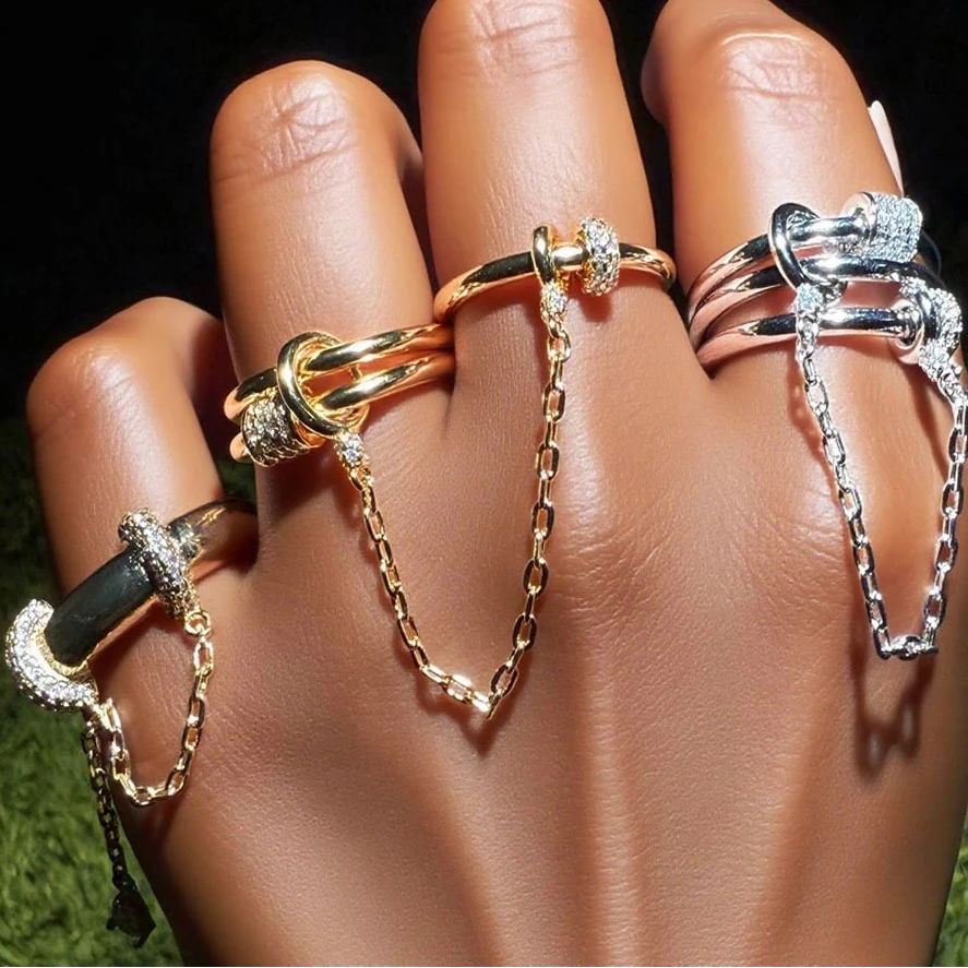 Chain Ring - Ring on a Chain Necklace