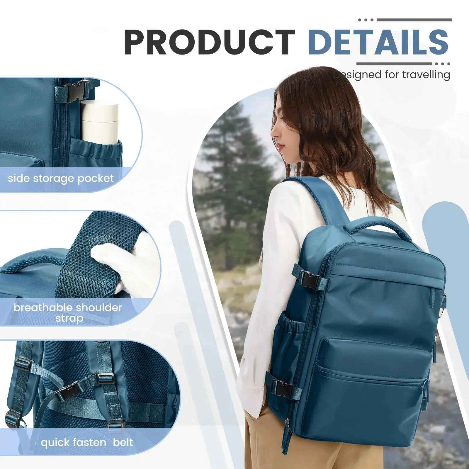 Vaccum Backpack for Travellers and Tourist