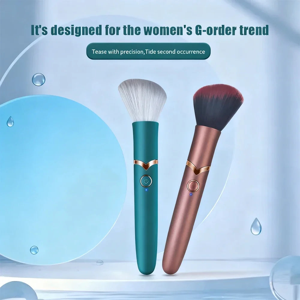 Shop the premium Makeup Brush by VelmoraMart. Achieve flawless foundation blending with our vibrating makeup brush. Order yours today!