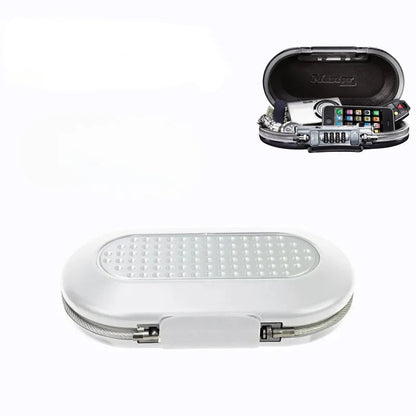 Heavy-duty portable lock box for keys mounted securely on a wall for easy access