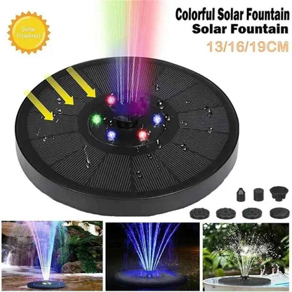 Enriched Your Garden With Solar Water Fountain