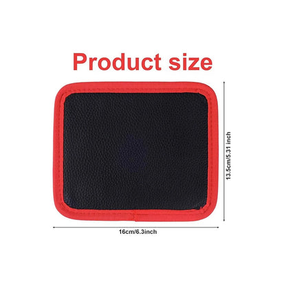 VelmoraMart magnetic tool holder mat securely holding metal hand tools on a workbench.