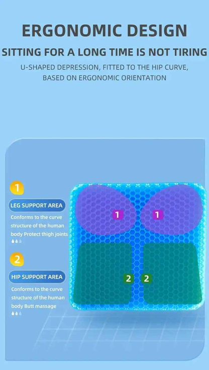 Gel Seat Cushions for Back Pressure Relief