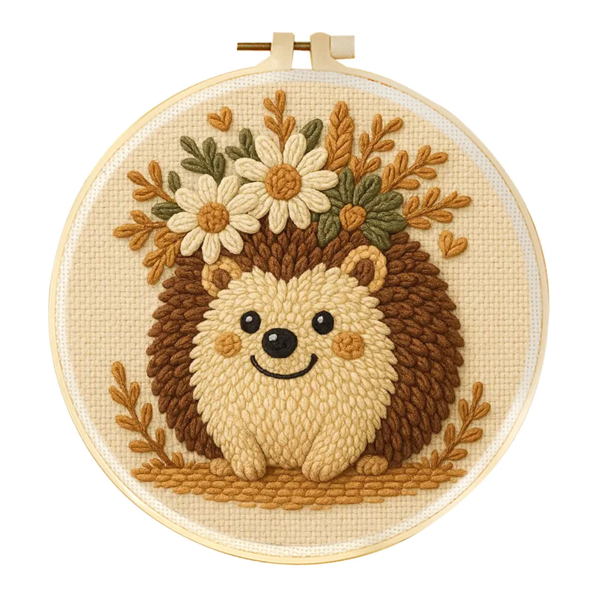 Punch Needle Kit by VelmoraMart – Beginner-friendly punch needle embroidery kit for DIY crafts, handmade art projects, and creative embroidery designs