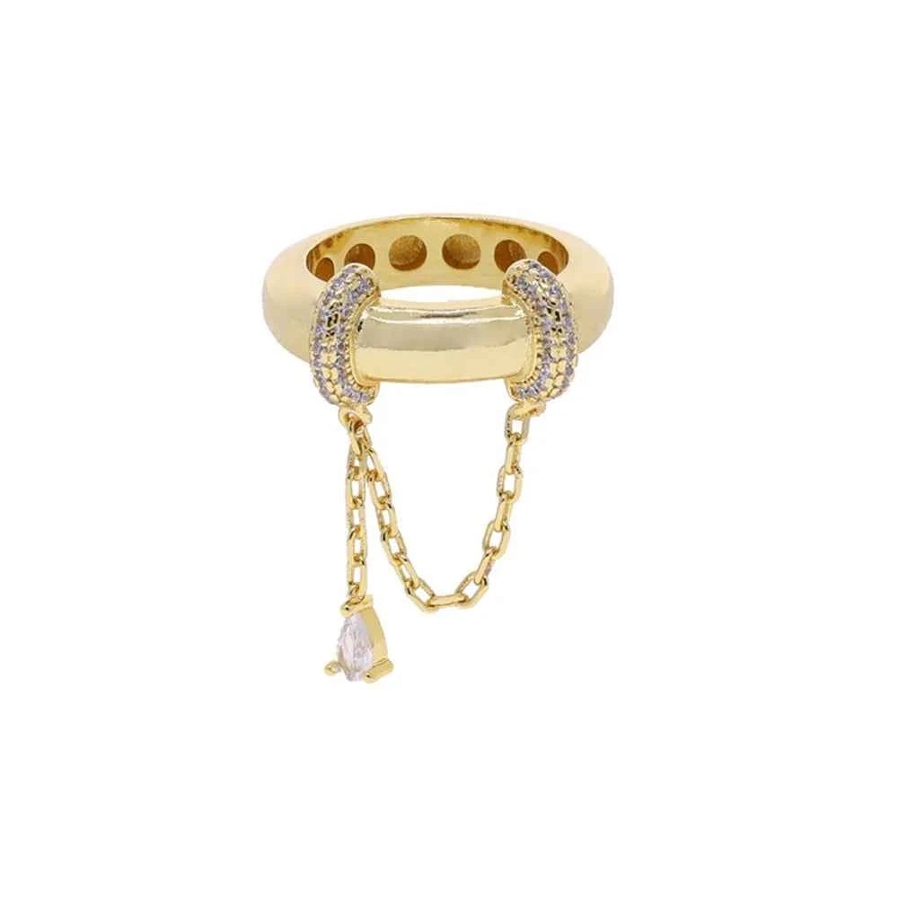 Chain Ring - Ring on a Chain Necklace