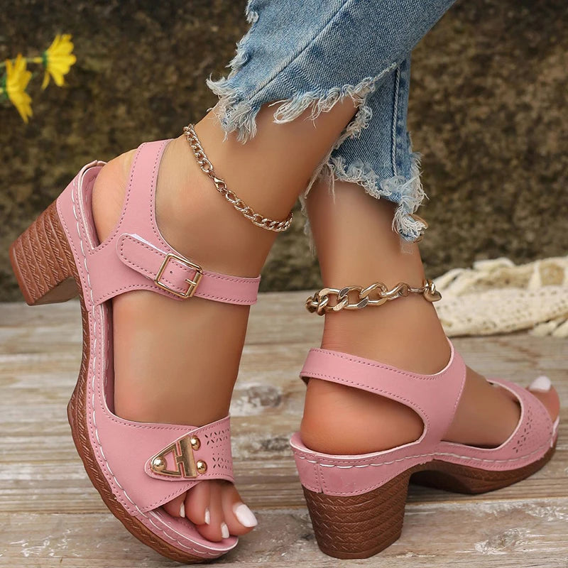 Block Heel Sandals