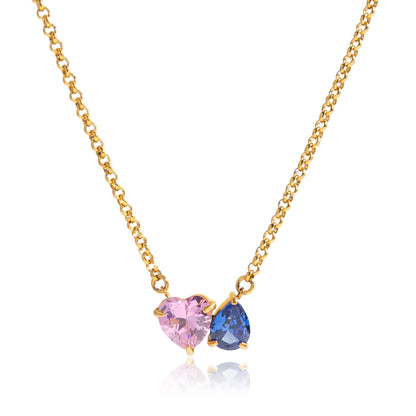 Birthstone necklace for mom by VelmoraMart featuring personalized family birthstones on an elegant pendant necklace. A meaningful custom birthstone necklace and perfect Mother's Day gift celebrating love, family, and cherished memories.
