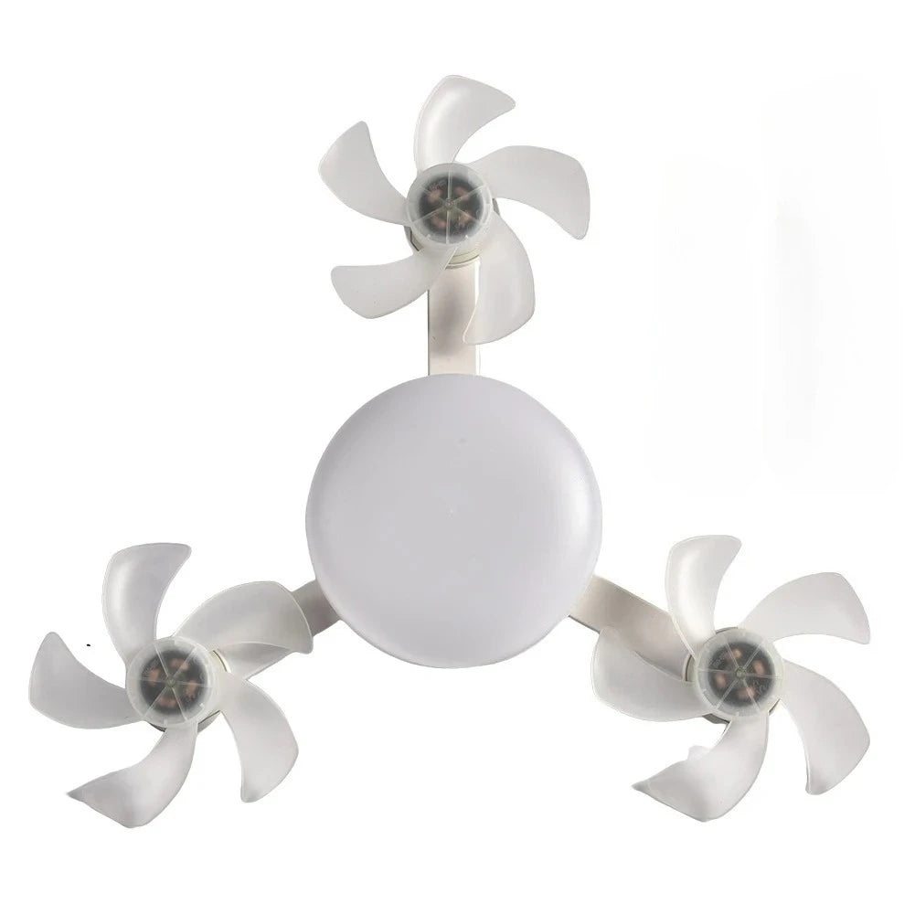 Modern outdoor ceiling fan with light and remote control installed in a stylish patio, energy-efficient LED ceiling fan for home décor by VelmoraMart.
