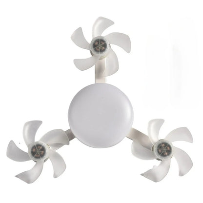 Modern outdoor ceiling fan with light and remote control installed in a stylish patio, energy-efficient LED ceiling fan for home décor by VelmoraMart.