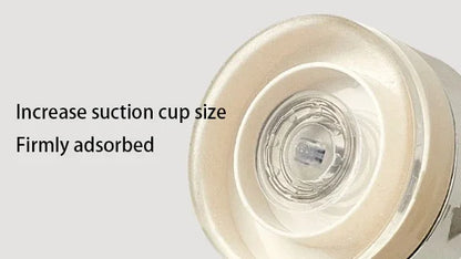 Heavy-duty clear VelmoraMart Suction Cup hooks mounted securely on a glass shower door.