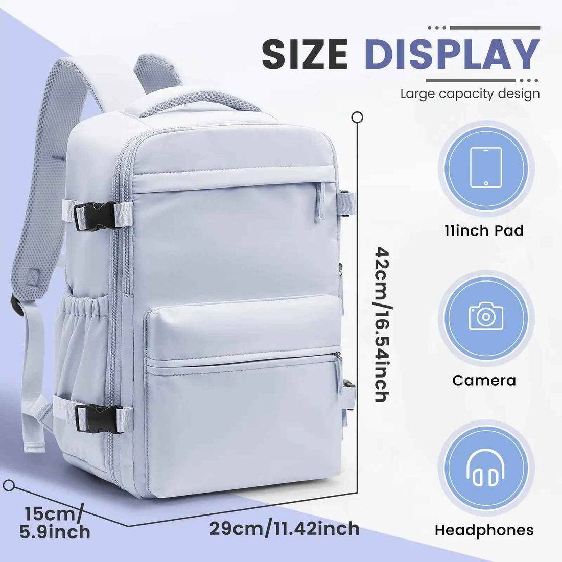 Vaccum Backpack for Travellers and Tourist