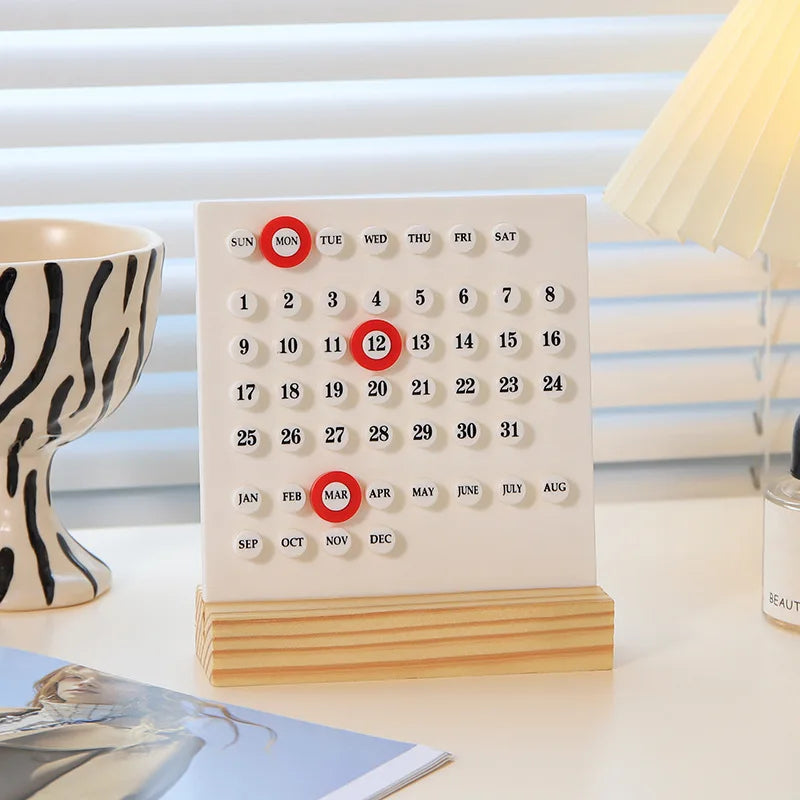 Mini Calendar 2026: Stylish Desk Organizer by VelmoraMart