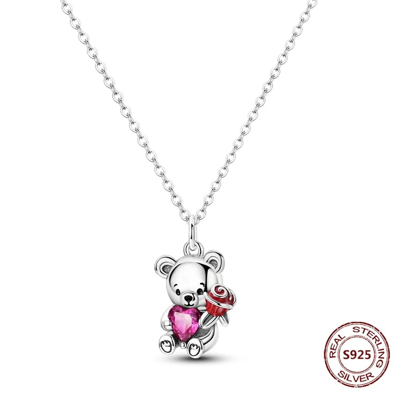 Elegant 925 sterling silver necklace by VelmoraMart featuring a polished sterling silver pendant necklace with premium craftsmanship for women and men, perfect for everyday wear and gifting.