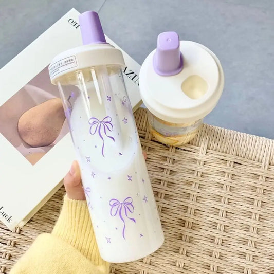 BPA-free sippy cup with straw and handles for toddlers and babies, leak-proof training cup for milk, water, and juice by VelmoraMart