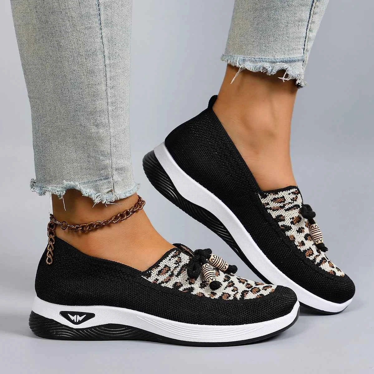 Leopard Sneakers for Women - Flat & Slip-On Styles