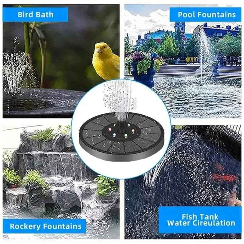 Enriched Your Garden With Solar Water Fountain