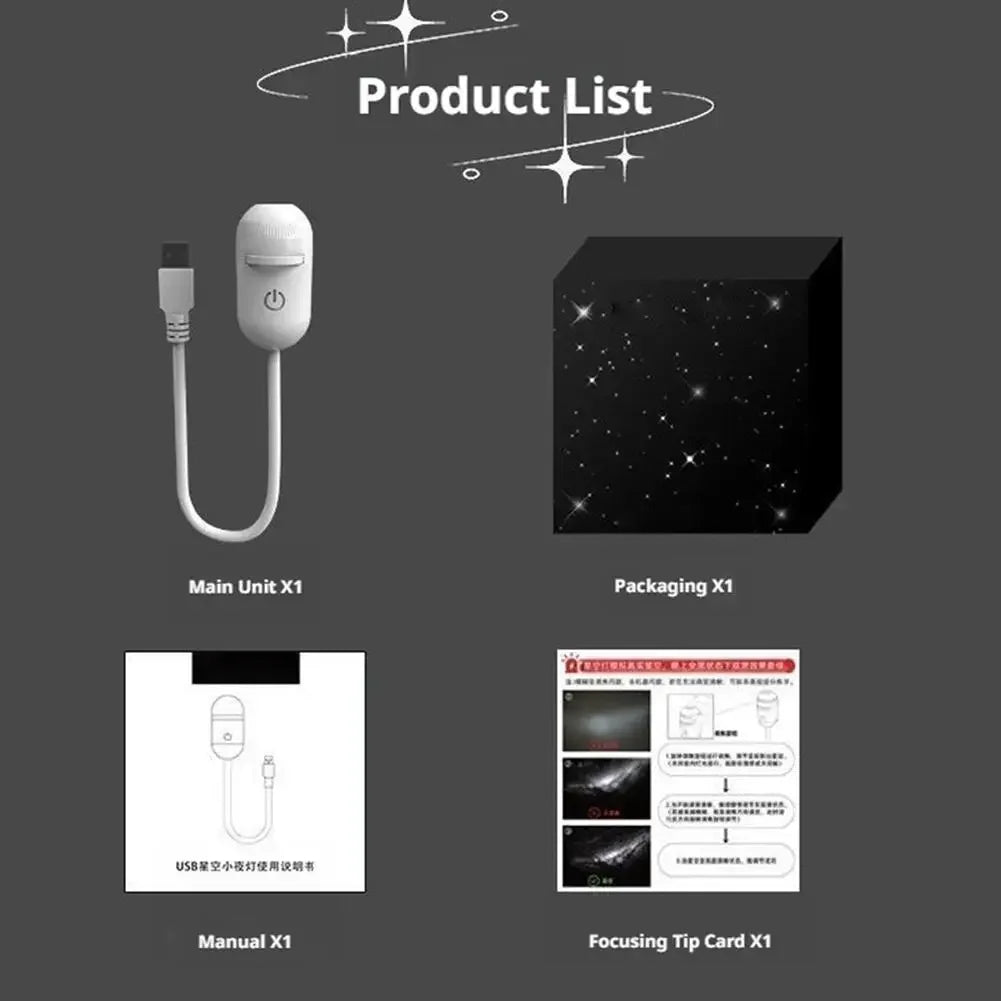 VelmoraMart Star Projector casting a beautiful galaxy nebula and stars onto a bedroom ceiling.