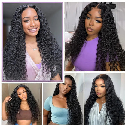 Premium Glueless Human Hair Wigs with natural lace front, ready-to-wear design, soft breathable cap, realistic hairline by VelmoraMart
