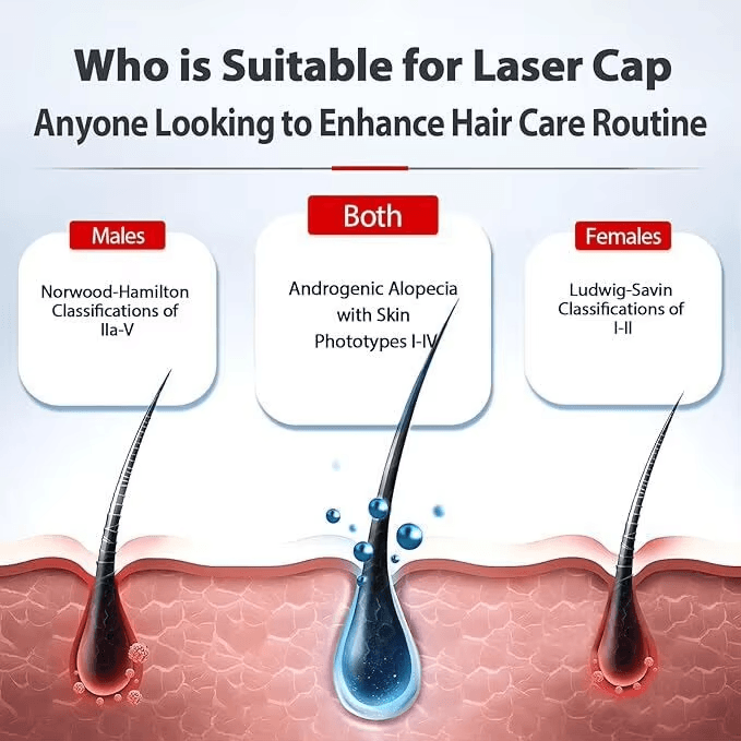 Laser Hair Growing Cap - Grow Hair Faster & Thicker at Home