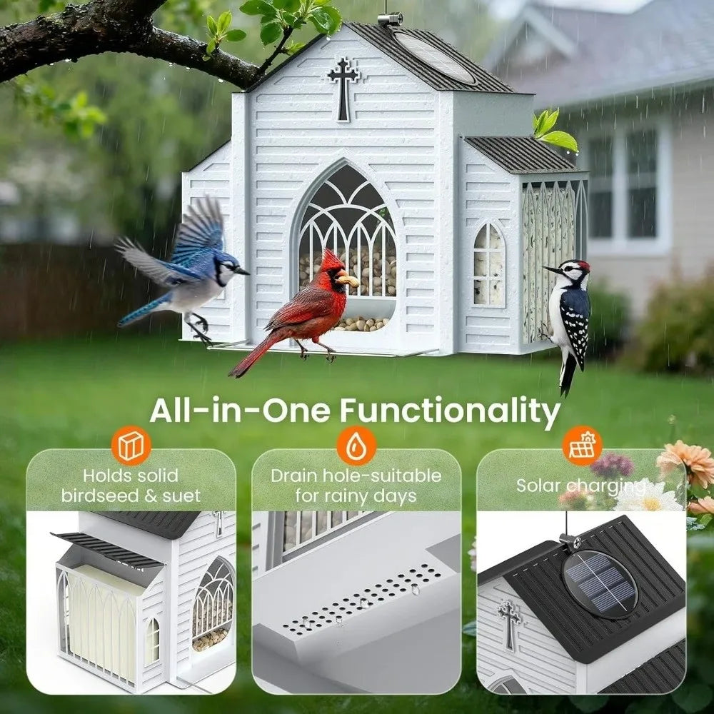 Solar Bird Feeder - Smart Look With VelmoraMart